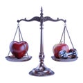 World Heart Day: Balancing Heart Health with Fitness & Nutrition. Royalty Free Stock Photo