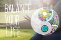 Balance Your Life Equality Steady Concept Royalty Free Stock Photo