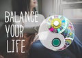 Balance Your Life Equality Steady Concept Royalty Free Stock Photo