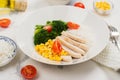 Balanced meal or diet concept Royalty Free Stock Photo