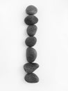 Balanced pebbles still life concept balance Royalty Free Stock Photo