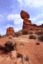 Balanced Rock ,Arches National Park Royalty Free Stock Photo