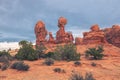 Balanced Rock in Arches National Park Royalty Free Stock Photo