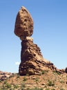 Balanced Rock, Arches National Park, Moab, Utah Royalty Free Stock Photo