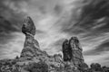 Balanced Rock in Arches National Park near Moab, Utah Royalty Free Stock Photo