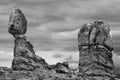 Balanced Rock, Arches National Park, Utah Royalty Free Stock Photo