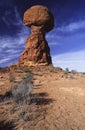 Balanced Rock in Arches National Park, Utah Royalty Free Stock Photo