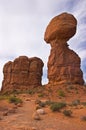 Balanced Rock, Arches National Park Royalty Free Stock Photo