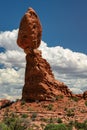 Balanced rock in Arches National Park, Utah Royalty Free Stock Photo