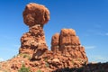 Balanced Rock in Arches National Park Utah USA Royalty Free Stock Photo