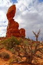 Balanced Rock Arches National Park Utah Royalty Free Stock Photo