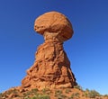 Balanced Rock, Arches National Park, Utah, USA Royalty Free Stock Photo