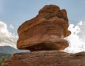 Balanced Rock at Garden of the Gods Royalty Free Stock Photo