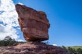 Balanced Rock in Garden of the Gods Park Colorado Royalty Free Stock Photo