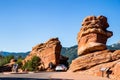 Balanced Rock Garden of the Gods Royalty Free Stock Photo