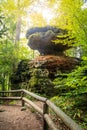 Balanced Rock in Red River Gorge Royalty Free Stock Photo