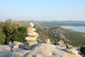 Stone Stacks at Kamenjak Viewpoint, Croatia