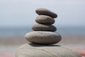 Balanced stones. Royalty Free Stock Photo