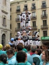 Balancing Act in Barcelona Spain Royalty Free Stock Photo