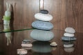 Balancing pebble figures