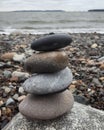 Balancing rocks Royalty Free Stock Photo