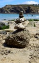 Balancing rocks at Portreath, Cornwall, England