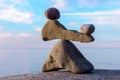Balancing several stones