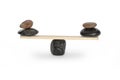 Balancing Stones On Seesaw