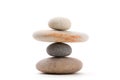 Balancing Zen Stones Isolated