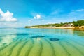 Balangan beach in Bali Indonesia on a beautiful summers day