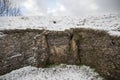 Balas Knap long barrow in England Royalty Free Stock Photo