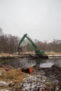 Cleaning of the Pekhorka River