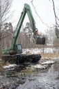 Cleaning of the Pekhorka River
