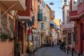 A street in Balat, Istanbul. Turkey