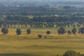 Balaton country side aerial view. Hungarian summer rural landscape