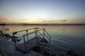 Balaton sunset Royalty Free Stock Photo