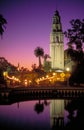 Balboa Park at Dusk Royalty Free Stock Photo