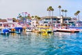 Balboa Pier at Newport Beach, California Royalty Free Stock Photo