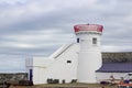 Balbriggan Lighthouse at the harbor Royalty Free Stock Photo
