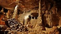 Balcarka Cave in the Moravsky Kras, Moravian Karst Royalty Free Stock Photo