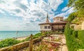 Balchik Castle at Bulgarian Black Sea coast Royalty Free Stock Photo