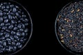 Balck venus rice Oryza sativa and Blck bean Phaseolus vulgaris