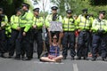 Balcombe Fracking Protests Royalty Free Stock Photo