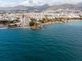 Balcon de Europa or Balcony of Europe in Nerja town on Costa del Sol, Andalucia, Spain. Royalty Free Stock Photo