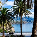 The Balcon de Europa in the Spanish resort of Nerja on the Costa del Sol Royalty Free Stock Photo