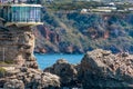 The Balcon de Europa in Nerja. Costa del Sol, province of Malaga, Spain Royalty Free Stock Photo