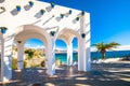 Balcon de Europa in Nerja waterfront and architecture view Royalty Free Stock Photo