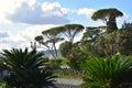 Balconata del Pincio in Villa Borghese in the city of Rome, Italy Royalty Free Stock Photo