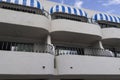 Balconies and Canopies Royalty Free Stock Photo