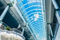 Balconies and the ceiling of Towson Town Center Royalty Free Stock Photo